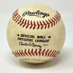 Rawlings Official National League RO-N Charles S. Feeney MLB Game Used Baseball